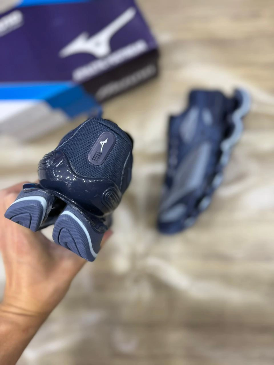 MIZUNO PRO 15 CINZA/PRATA/AZUL - Imagem 3
