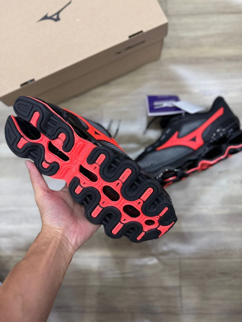 MIZUNO PRO 15 PRETO/FLUOR - Imagem 2