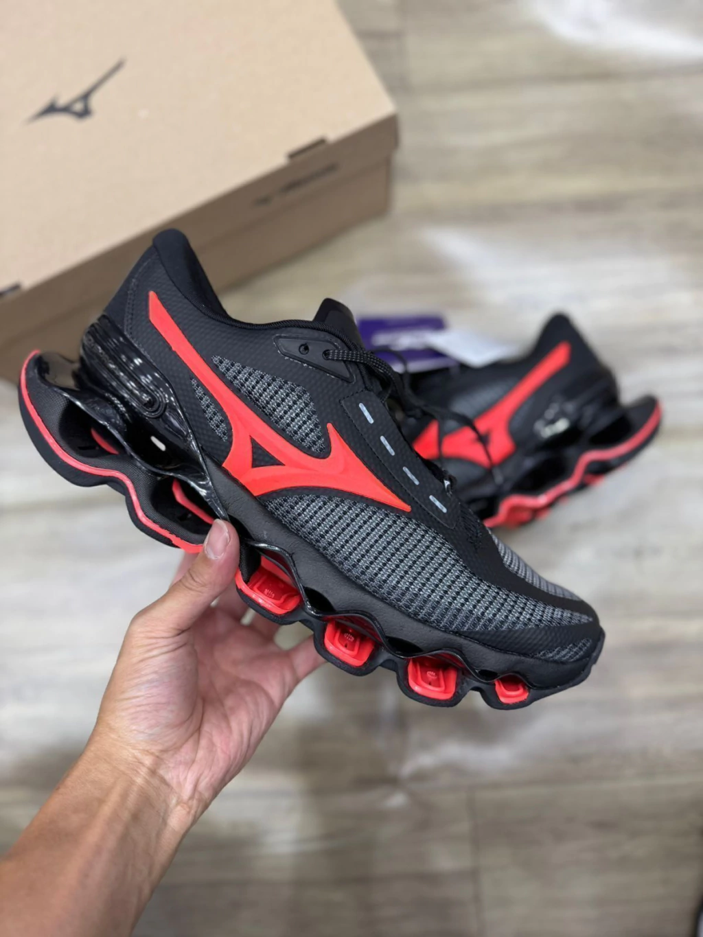 MIZUNO PRO 15 PRETO/FLUOR