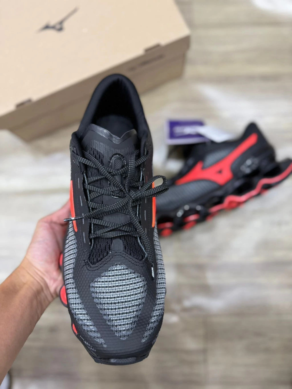 MIZUNO PRO 15 PRETO/FLUOR - Imagem 4